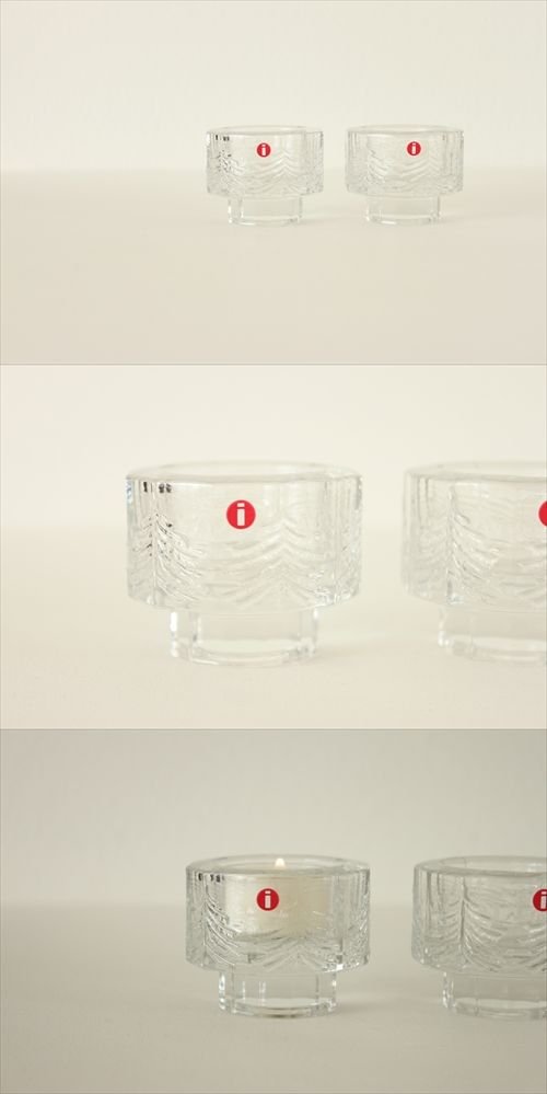 商品の詳細1: 【iittala】　KUUSI　もみの木 キャンドルホルダー　シール付