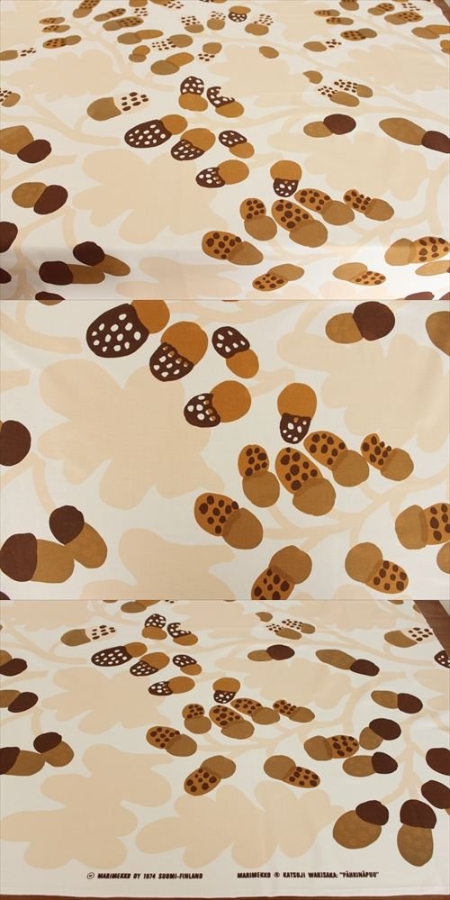 商品の詳細1: 【marimekko】 PAHKINAPUU　vintage生地　134cm×133cm