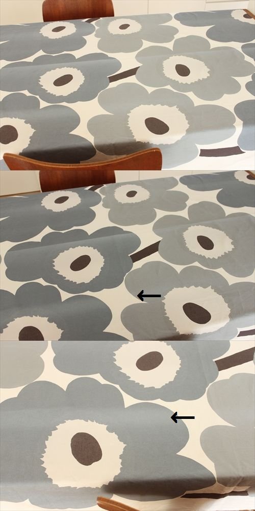 商品の詳細1: 【marimekko】 unikko　vintage生地　135cm×160cm　若干難