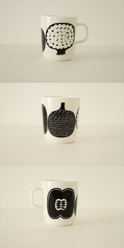 商品の詳細1: 【marimekko】　KOMPOTTI 　250ml　マグカップ