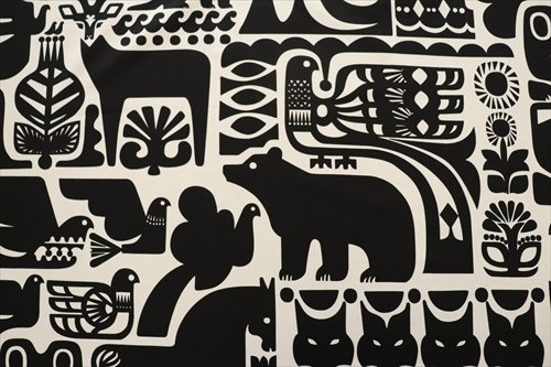 商品の詳細1: 【marimekko】 KANTELEENKUTSU　　黒　146cm×105cm（210cm）