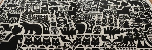 商品の詳細2: 【marimekko】 KANTELEENKUTSU　　黒　146cm×105cm（210cm）