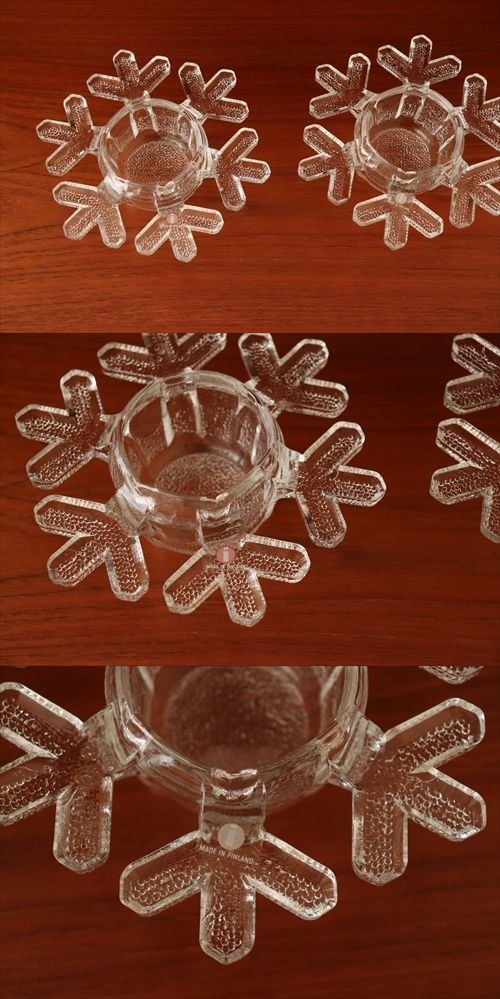 商品の詳細1: 【iittala】　SnowCrystalスノークリスタル　 キャンドルホルダー