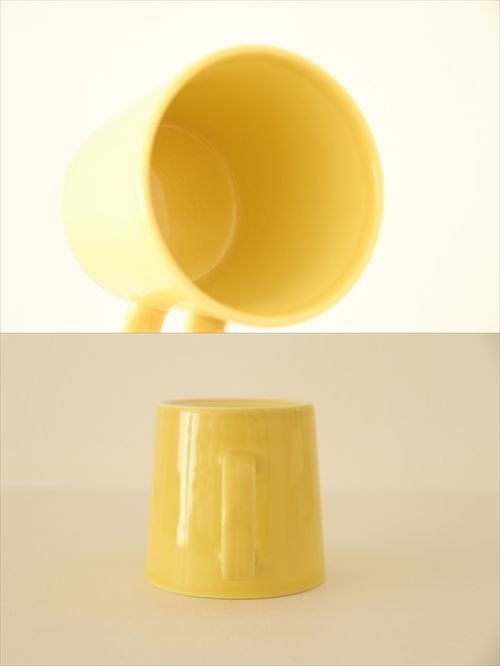 商品の詳細2: 【ARABIA】王冠ロゴ TEEMA　300ml　廃盤イエロー　マグカップ　