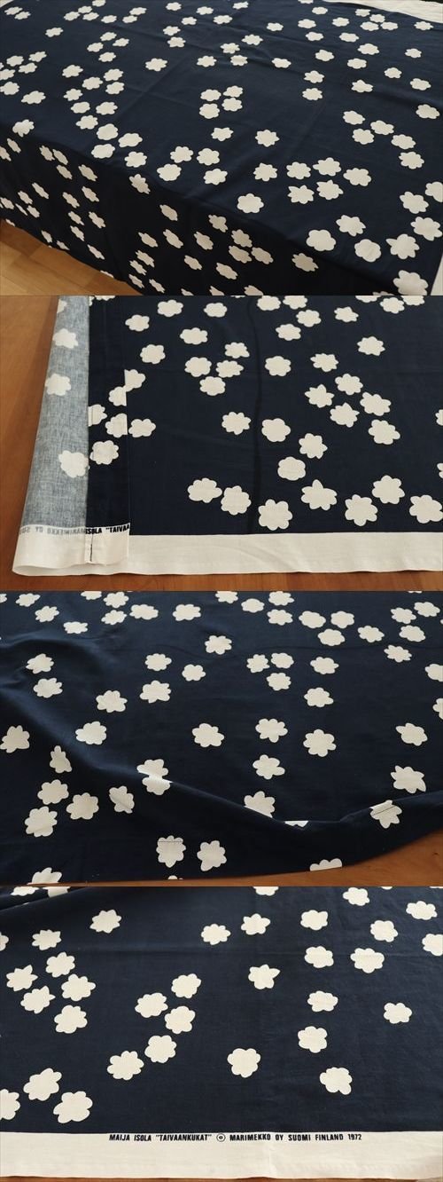 商品の詳細2: 【marimekko】 Taivaankukat vintage生地  136.5cm×118cm程