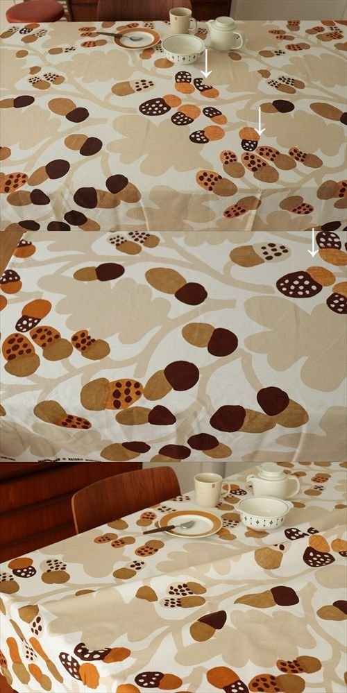 商品の詳細1: 【marimekko】 PAHKINAPUU　vintage生地　137cm×110cm(220cm）