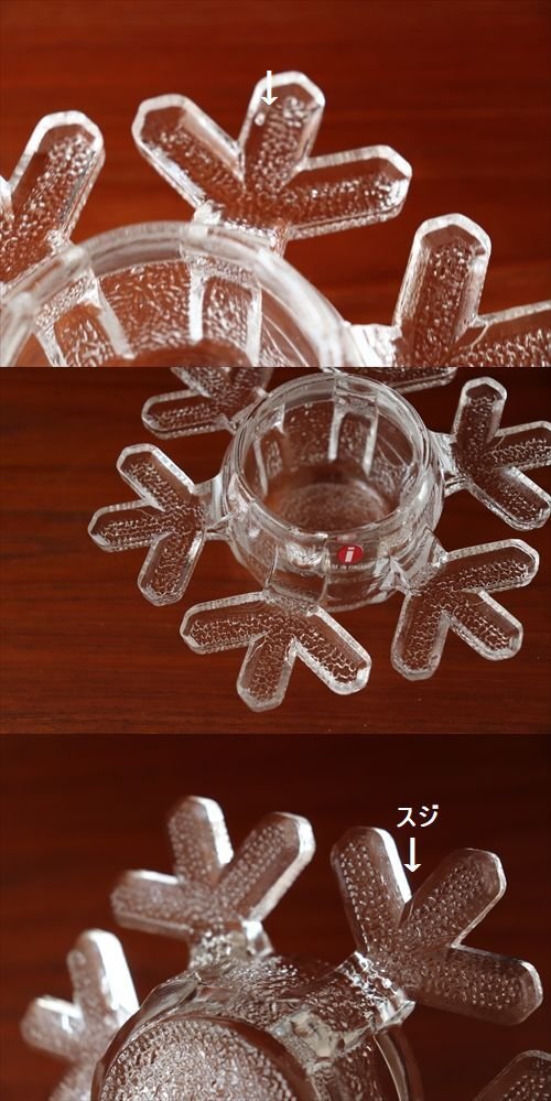 商品の詳細2: 【iittala】　SnowCrystal　 キャンドルホルダー