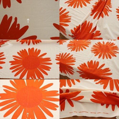 商品の詳細2: 【marimekko】PRINTEX  auringonkukka 　vintage生地　141cm×170cm　