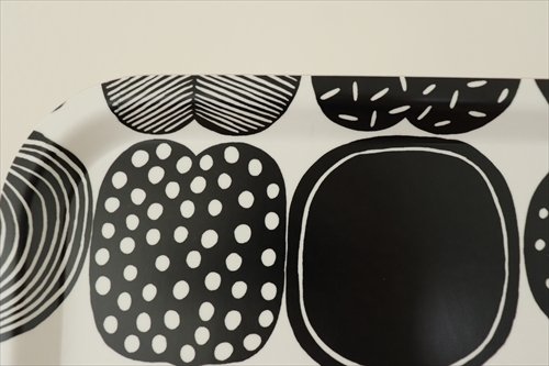 商品の詳細3: 【marimekko】 kompotti　角トレイ　白黒