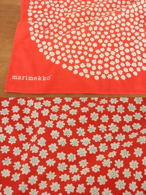 商品の詳細3: 【marimekko】　puketti　スカーフ 　レッド