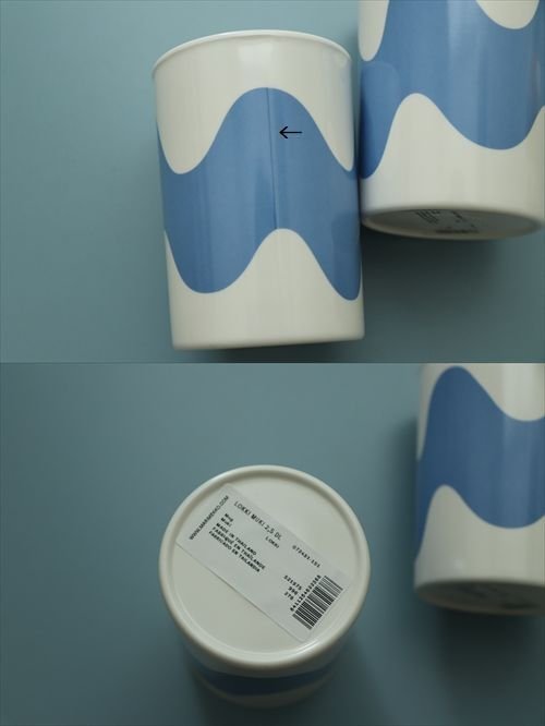 商品の詳細2: HOLD【marimekko】メラミンカップ　LOKKI柄　ブルー　