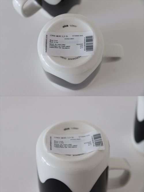 商品の詳細2: 【marimekko】LOKKI　ブラック　マグカップ　