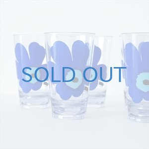 画像: 【marimekko】 unikko　プラスティックカップ　ブルー