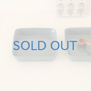 画像: 【ARABIA/iittala】TEEMA　スクエアボウル　廃盤グレー　　