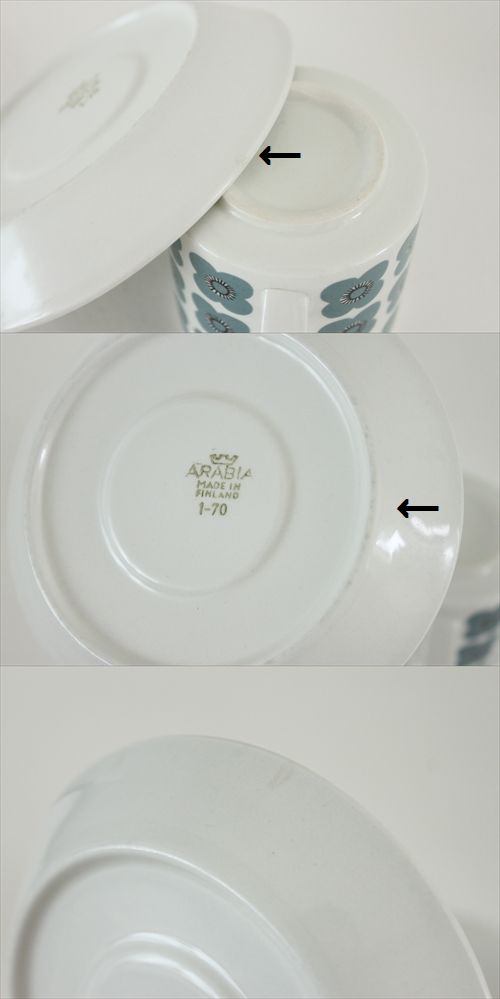 ARABIA＊Veera＊Cup & sauser・* 【希少品】 www.esnmurcia.org