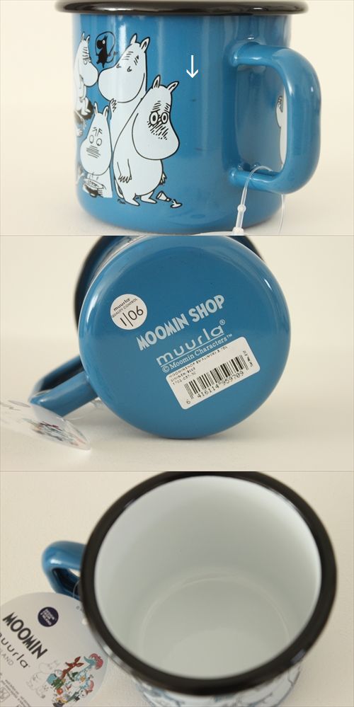 画像: 【moomin】　muurla社　琺瑯マグカップ　MOOMINSHOP　1000個限定