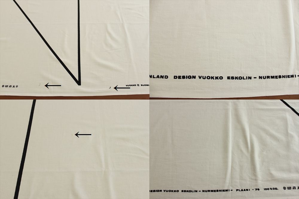 画像: 【VUOKKO】 PLAANI-76　vintage生地　143.5ｃｍ×220ｃｍ