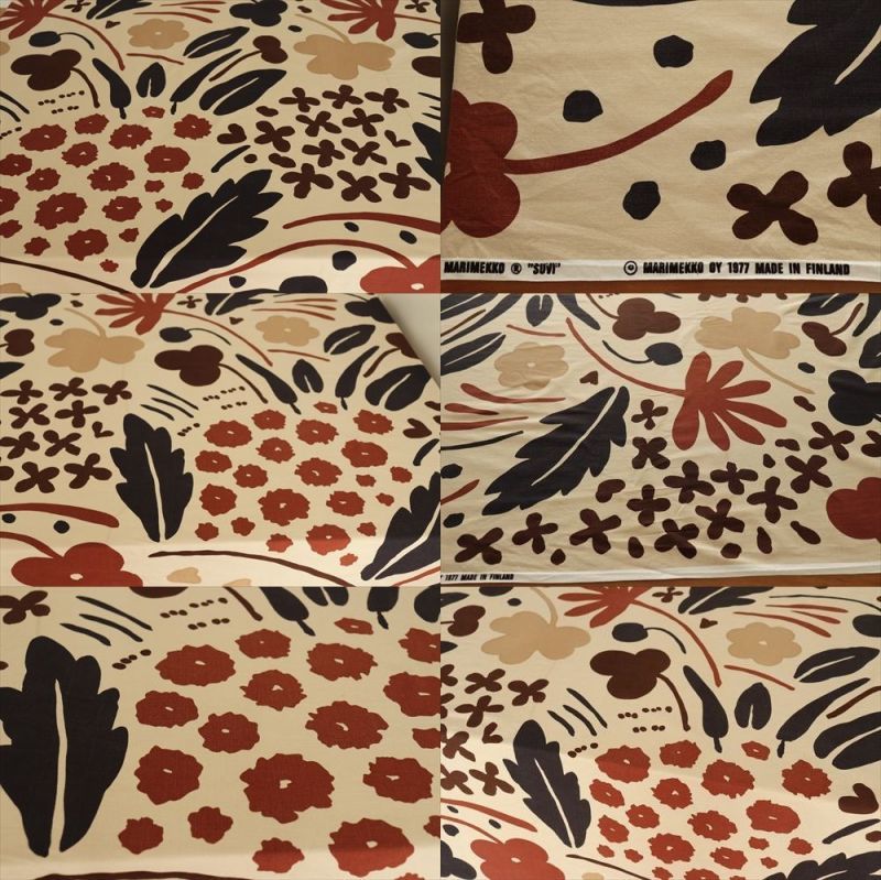 画像: 【marimekko】 SUVI　vintage生地　133.5cm×184cm　(2)