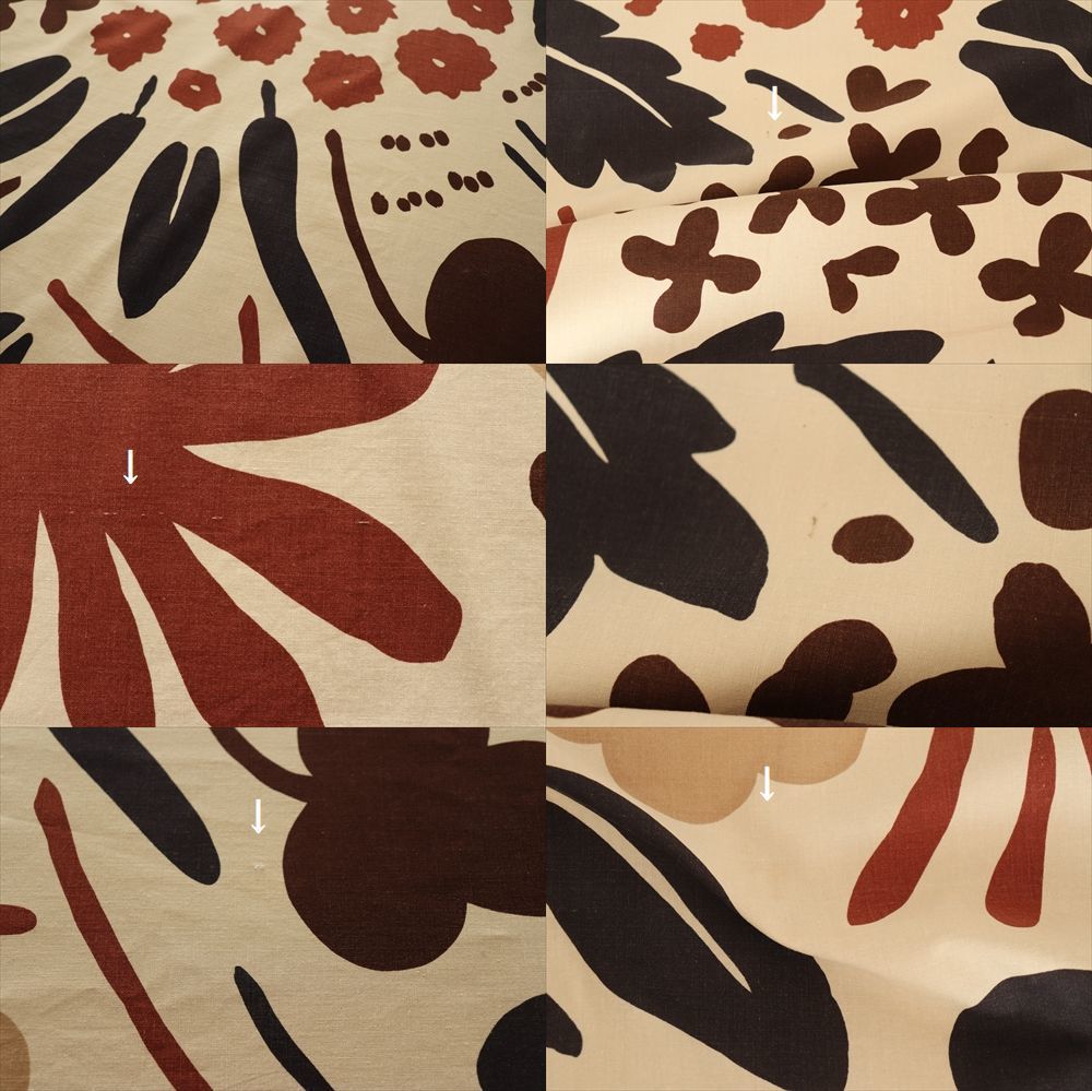 画像: 【marimekko】 SUVI　vintage生地　133.5cm×184cm　(2)