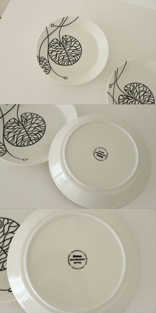 画像: iittala×marimekko　廃盤BOTTNAボットナ　21cmプレート (1)