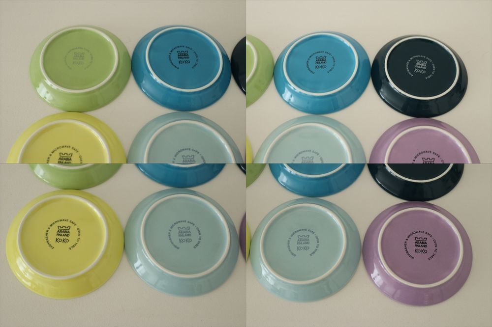 ARABIA】 KOKO 廃盤カラー 10cmプレート セット - 北欧雑貨店 aarre