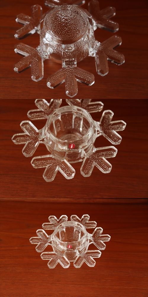 画像: 【iittala】　SnowCrystal　 キャンドルホルダー