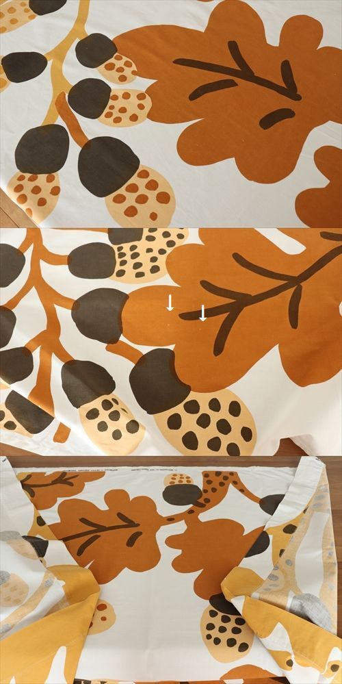 画像: marimekko SADEMETSA　vintage生地　132cm×131cm