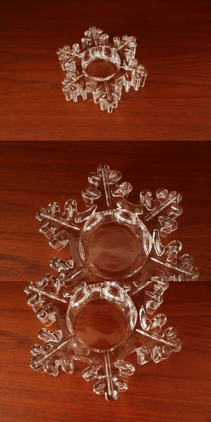 画像: 【フィンランド小物】  雪の結晶型　キャンドルホルダー 